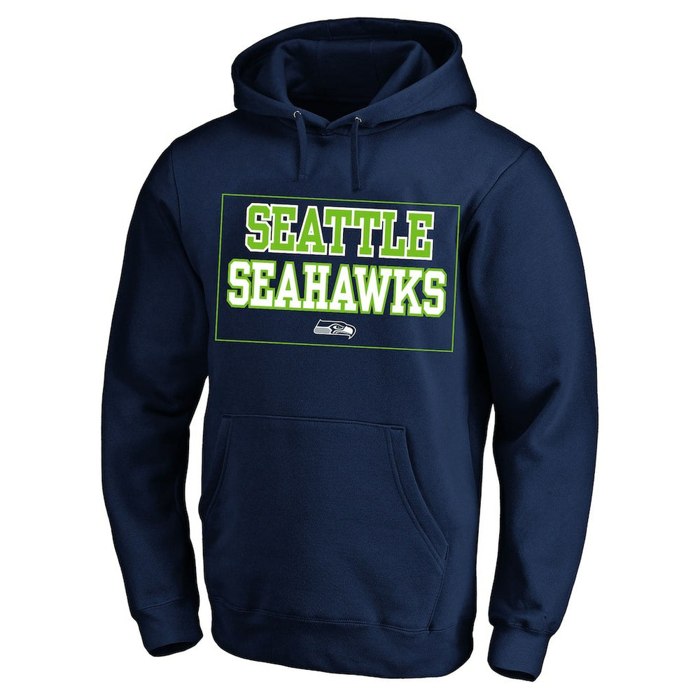 Seattle Seahawks Big & Tall Fleece Hoodie - College Navy - Fanatics