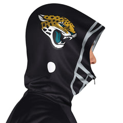 Jacksonville Jaguars Pro Player Helmet Full-Zip Hooded Track Jacket - Black/Teal - NFL