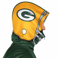 Green Bay Packers Pro Player Helmet Full-Zip Hooded Track Jacket - Green/Gold - NFL