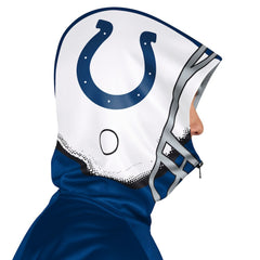 Indianapolis Colts Pro Player Helmet Full-Zip Hooded Track Jacket - Royal/White - NFL