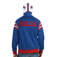 Buffalo Bills Pro Player Helmet Full-Zip Hooded Track Jacket - Royal/White - NFL