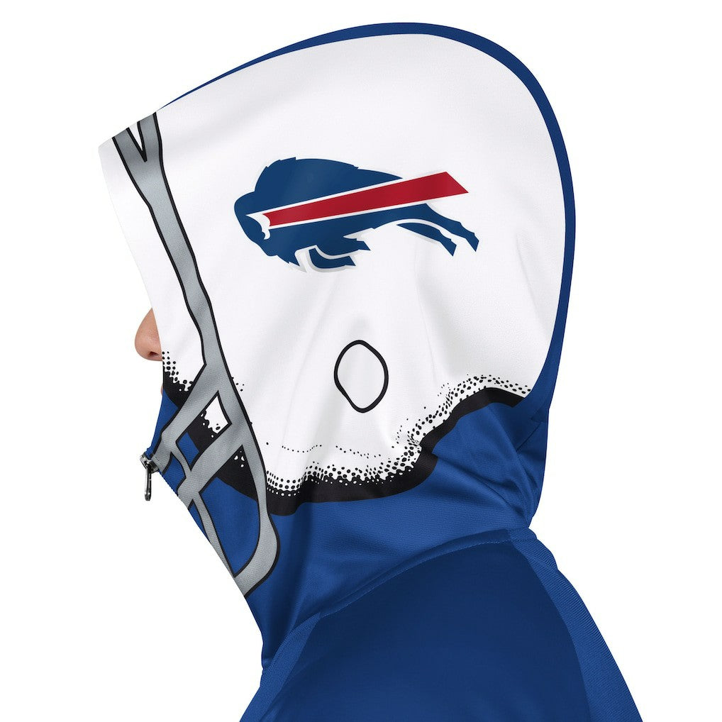 Buffalo Bills Pro Player Helmet Full-Zip Hooded Track Jacket - Royal/White - NFL