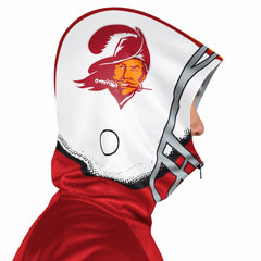 Tampa Bay Buccaneers Pro Player Retro Helmet Full-Zip Hooded Track Jacket - Red/Orange - NFL