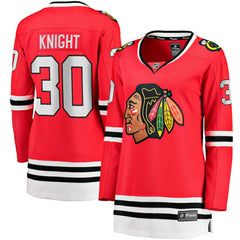 Spencer Knight Chicago Blackhawks Fanatics Women's Home Breakaway Player Jersey - Red | Fanatics online