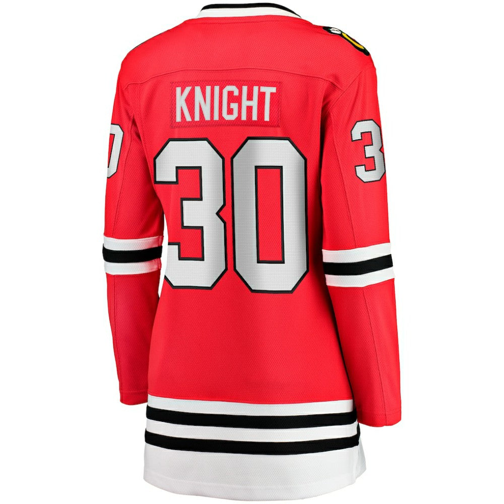 Spencer Knight Chicago Blackhawks Fanatics Women's Home Breakaway Player Jersey - Red | Fanatics online