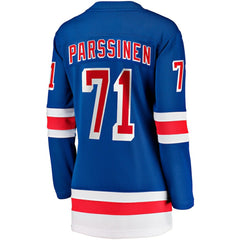 Juuso Parssinen New York Rangers Fanatics Women's Home Breakaway Player Jersey - Blue | Fanatics Lifestyle