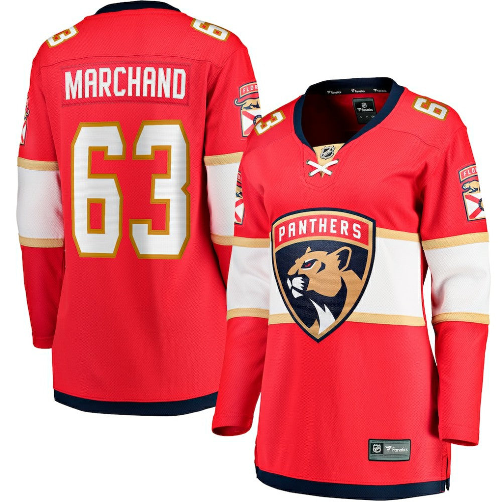 Brad Marchand Florida Panthers Fanatics Women's Home Breakaway Player Jersey - Red | Fanatics Clearance