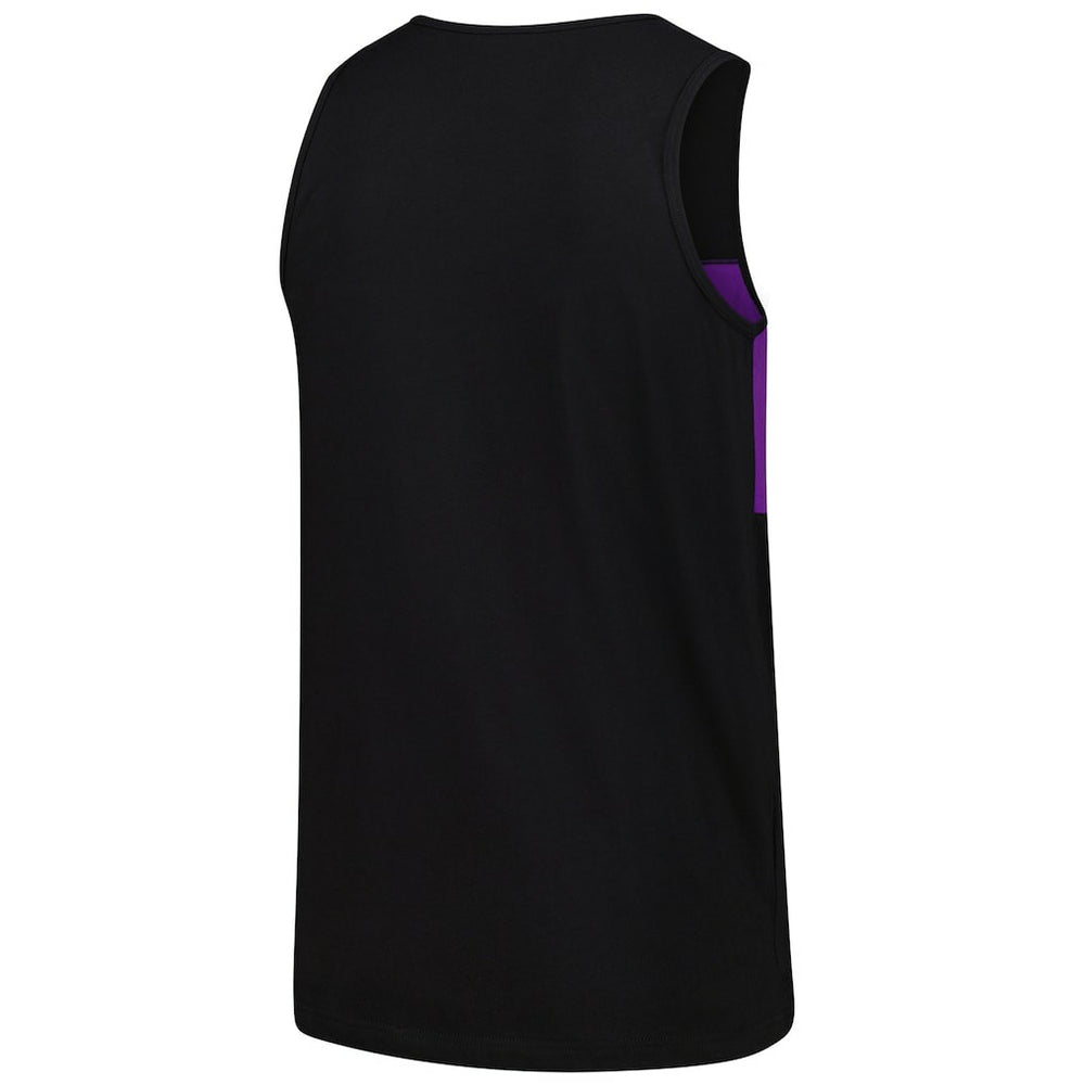 Minnesota Vikings Retro Colorblock Tank Top - Black - Mitchell & Ness