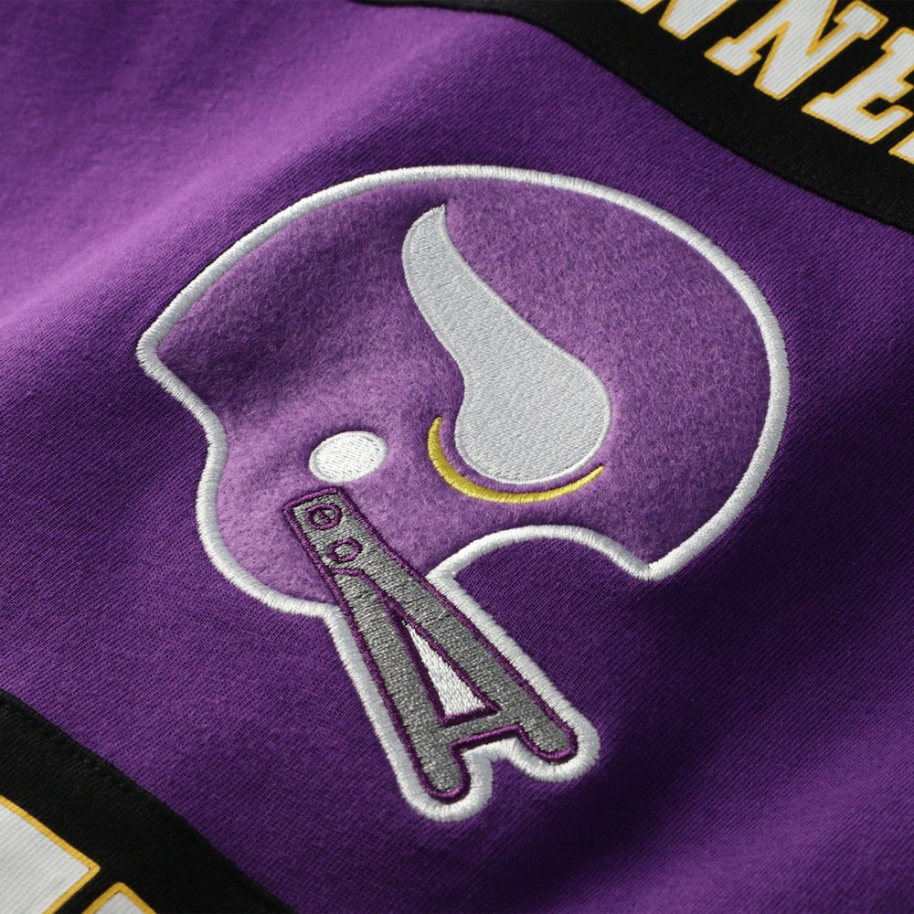 Minnesota Vikings Retro Colorblock Tank Top - Black - Mitchell & Ness