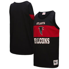 Atlanta Falcons Retro Colorblock Tank Top - Black - Mitchell & Ness