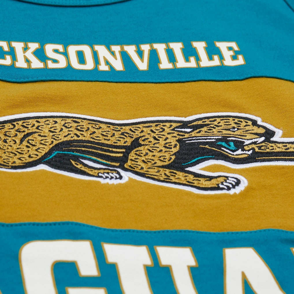 Jacksonville Jaguars Retro Colorblock Tank Top - Teal - Mitchell & Ness