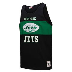 New York Jets Retro Colorblock Tank Top - Black - Mitchell & Ness