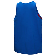 New England Patriots Retro Colorblock Tank Top - Royal - Mitchell & Ness