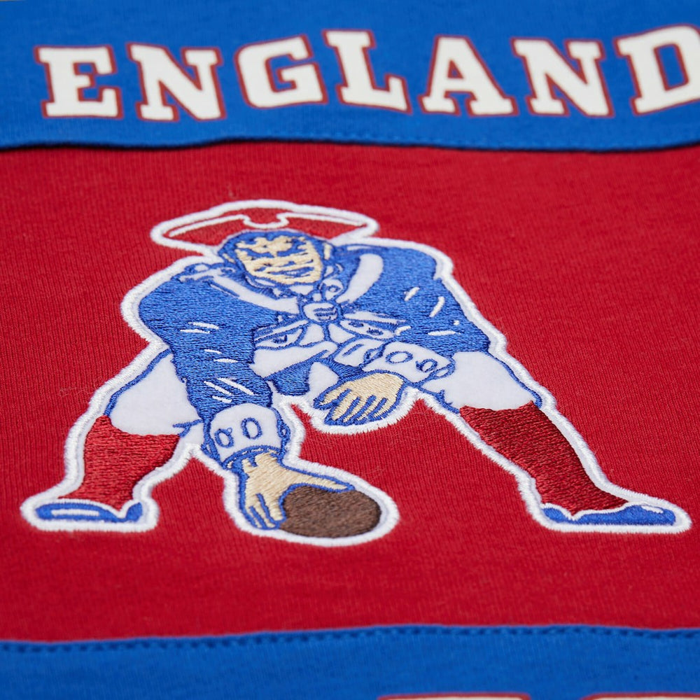 New England Patriots Retro Colorblock Tank Top - Royal - Mitchell & Ness