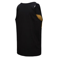 New Orleans Saints Retro Colorblock Tank Top - Black - Mitchell & Ness