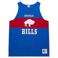Buffalo Bills Retro Colorblock Tank Top - Royal - Mitchell & Ness