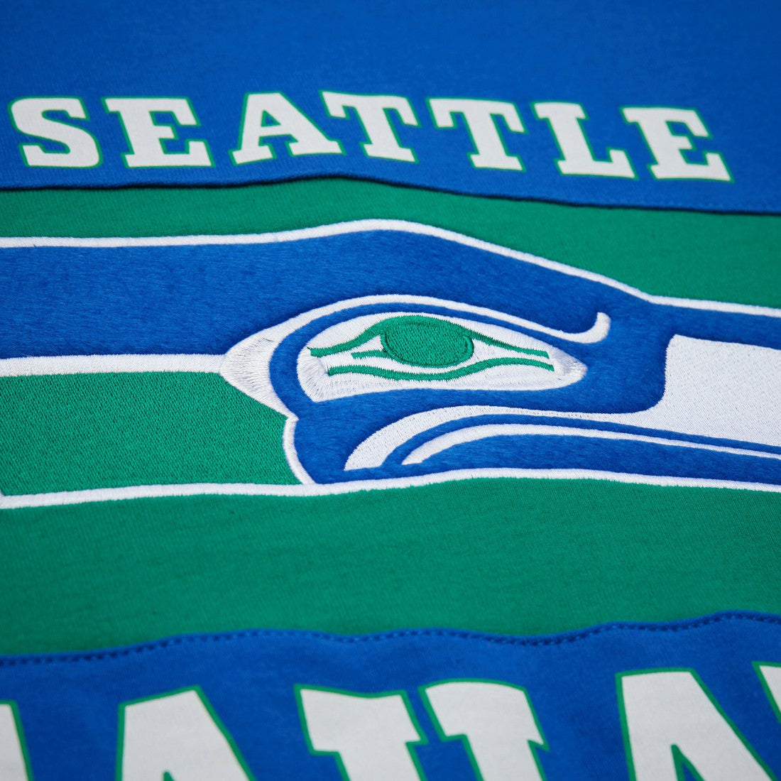 Seattle Seahawks Retro Colorblock Tank Top - Royal - Mitchell & Ness
