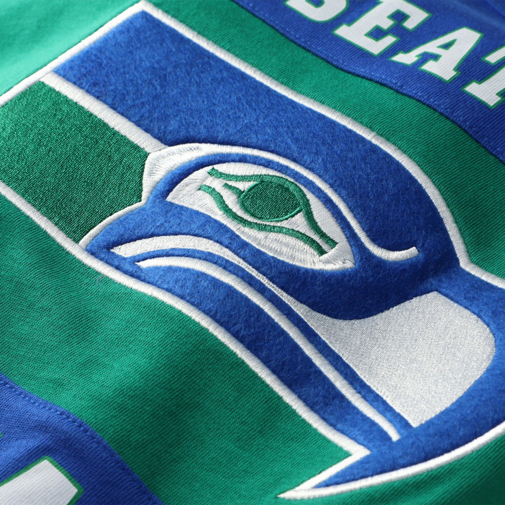 Seattle Seahawks Retro Colorblock Tank Top - Royal - Mitchell & Ness