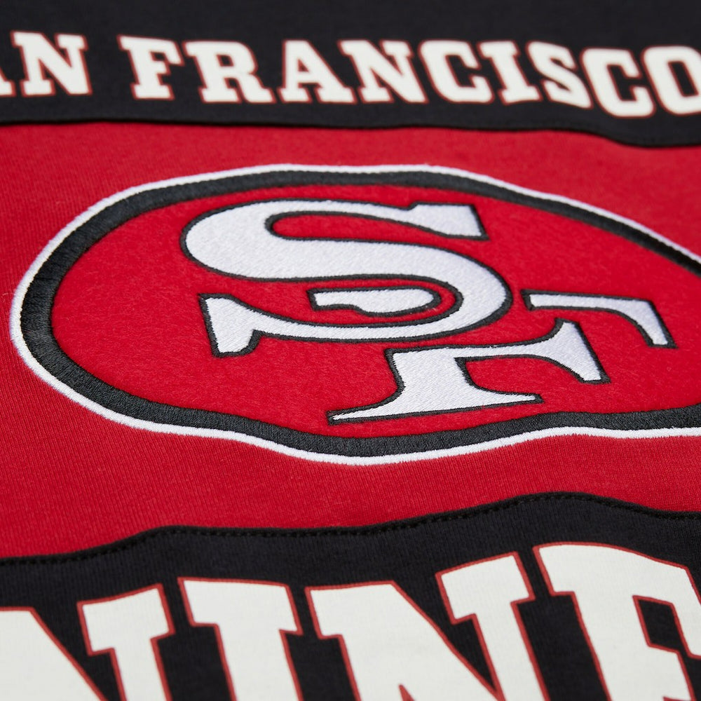 San Francisco 49ers Retro Colorblock Tank Top - Black - Mitchell & Ness