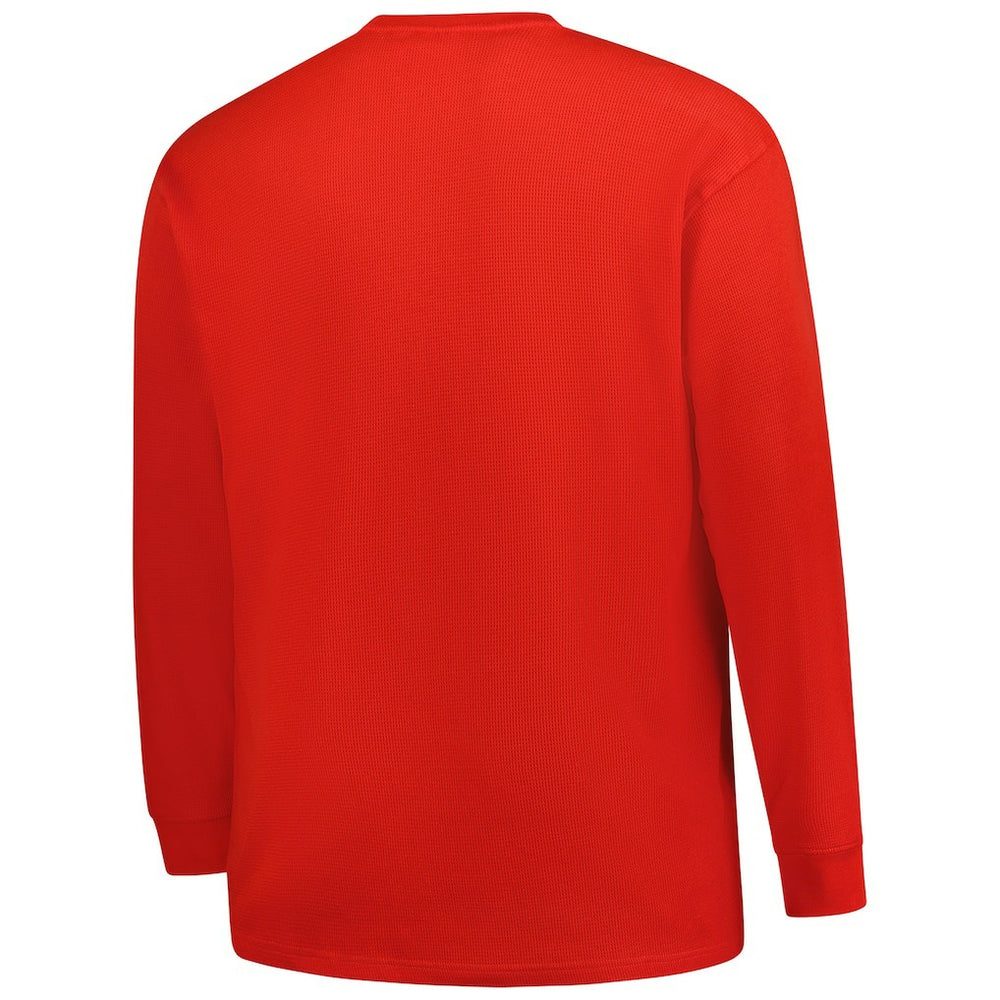 Houston Texans Big & Tall Throwback Thermal Long Sleeve T-Shirt - Red - Fanatics