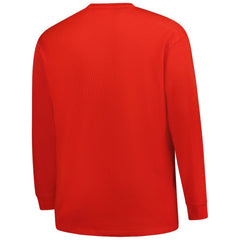 Houston Texans Big & Tall Throwback Thermal Long Sleeve T-Shirt - Red - Fanatics