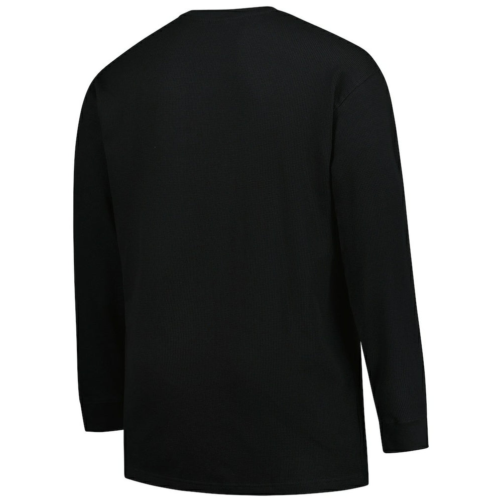 Miami Dolphins Big & Tall Throwback Thermal Long Sleeve T-Shirt - Black - Fanatics
