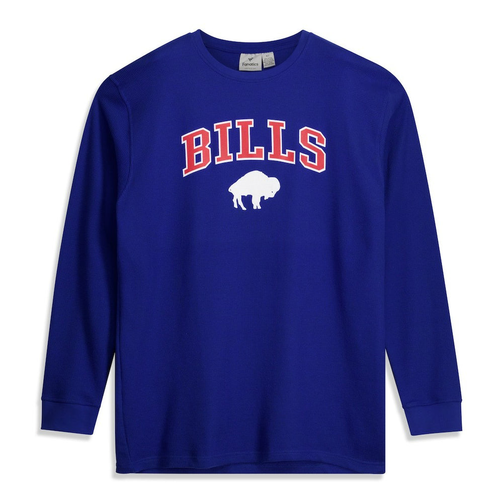 Buffalo Bills Big & Tall Throwback Thermal Long Sleeve T-Shirt - Royal - Fanatics