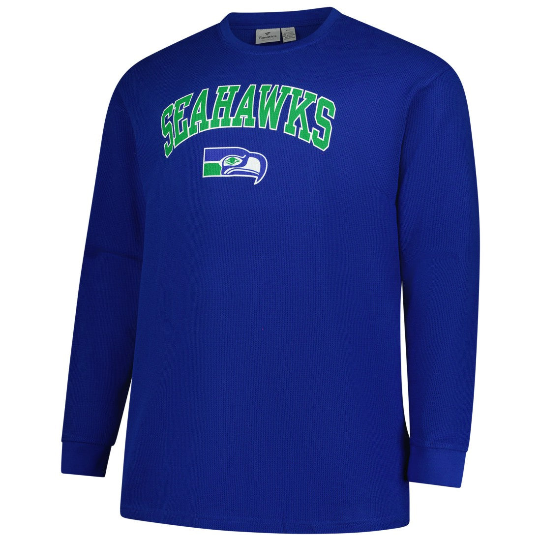 Seattle Seahawks Big & Tall Throwback Thermal Long Sleeve T-Shirt - Royal - Fanatics