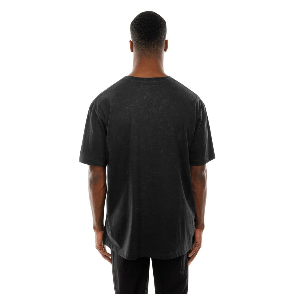 Minnesota Vikings New Era Retro Logo Enzyme Washed Oversized T-Shirt - Black - NFL