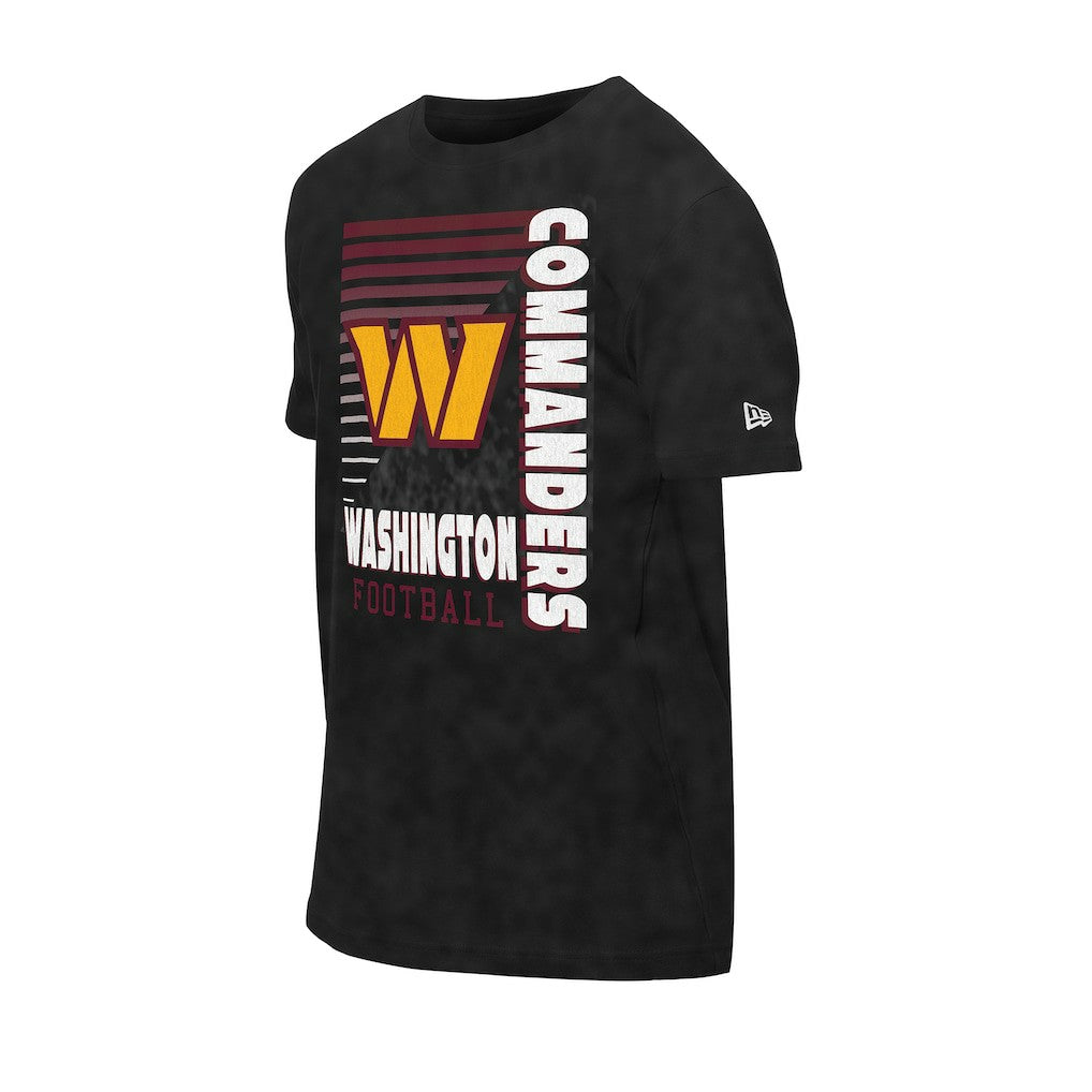 Washington Commanders New Era Enzyme Washed Oversized T-Shirt - Black - NFL