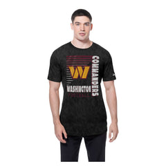 Washington Commanders New Era Enzyme Washed Oversized T-Shirt - Black - NFL
