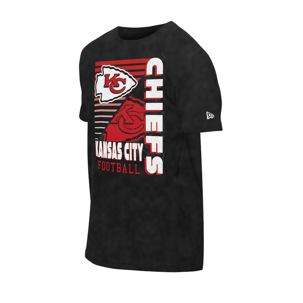 Kansas City Chiefs New Era Enzyme Washed Oversized T-Shirt - Black - NFL
