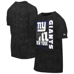 New York Giants New Era Enzyme Washed Oversized T-Shirt - Black - NFL