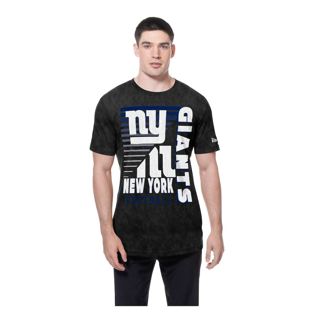 New York Giants New Era Enzyme Washed Oversized T-Shirt - Black - NFL