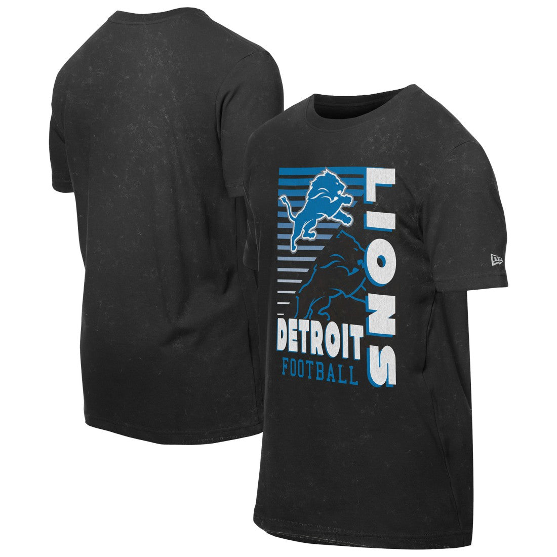 Detroit Lions New Era Enzyme Washed Oversized T-Shirt - Black - NFL
