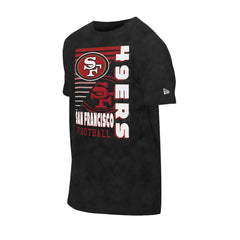 San Francisco 49ers New Era Enzyme Washed Oversized T-Shirt - Black - NFL
