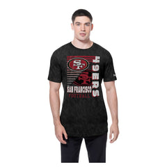 San Francisco 49ers New Era Enzyme Washed Oversized T-Shirt - Black - NFL