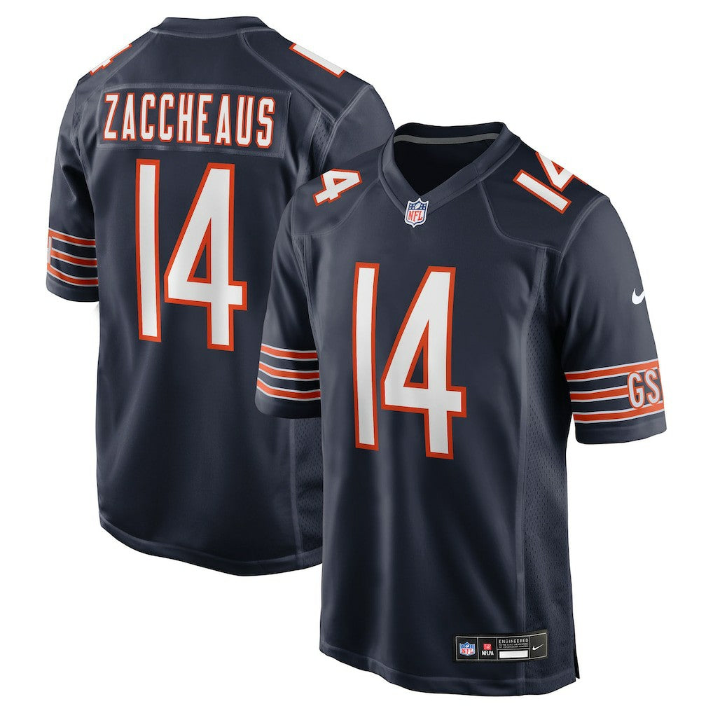 Olamide Zaccheaus Chicago Bears Team Game Jersey - Navy - Nike