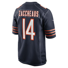 Olamide Zaccheaus Chicago Bears Team Game Jersey - Navy - Nike