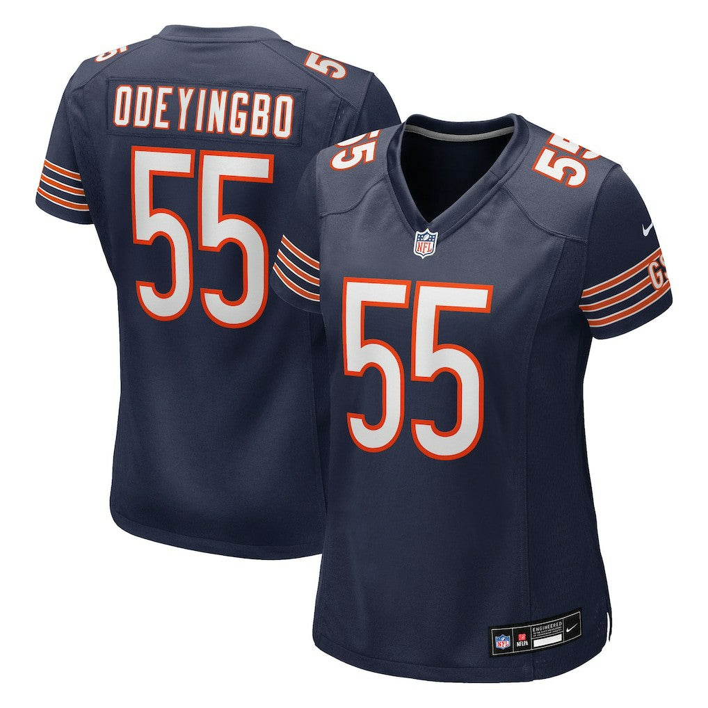 Dayo Odeyingbo Chicago Bears Women's Team Game Jersey - Navy - Nike