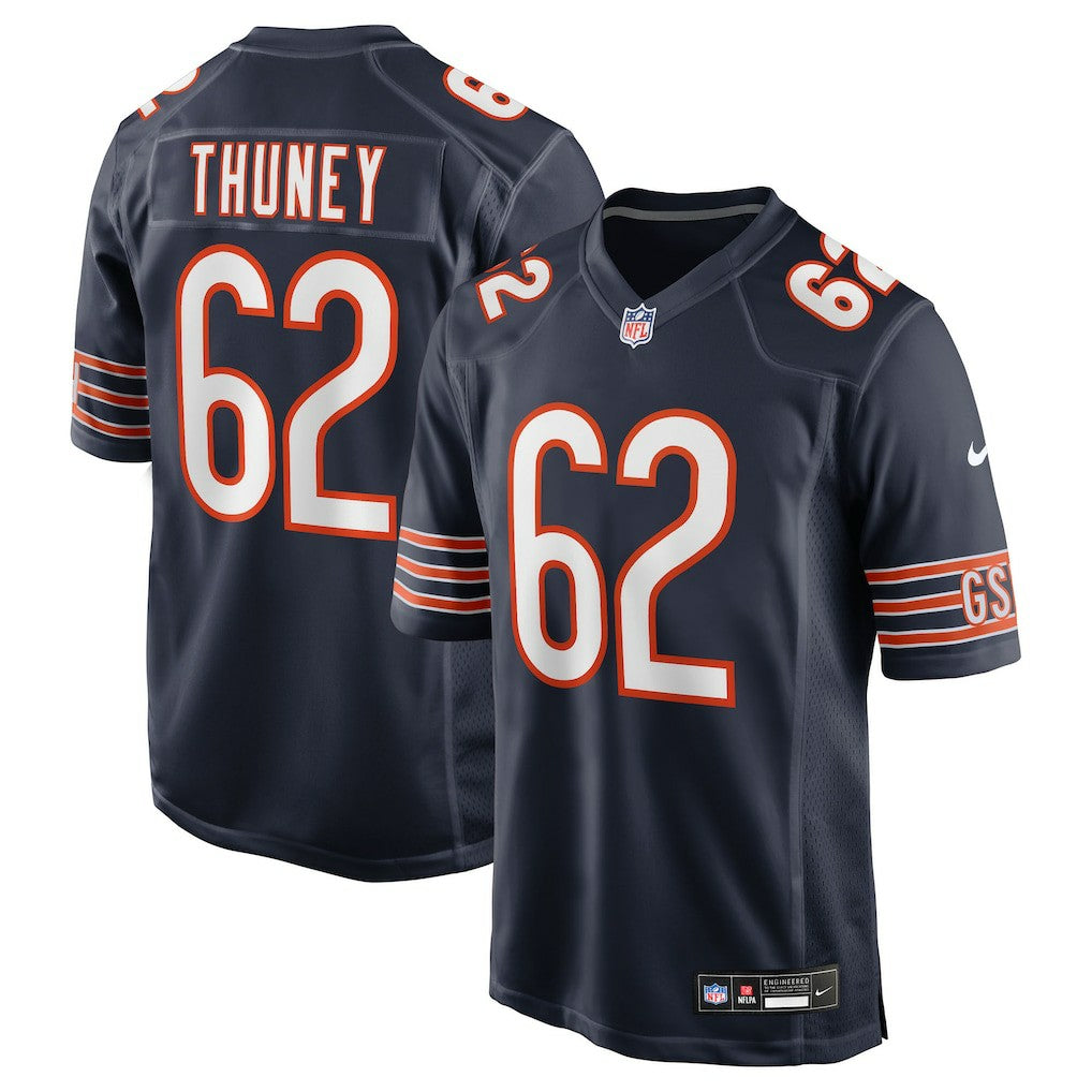 Joe Thuney Chicago Bears Team Game Jersey - Navy - Nike