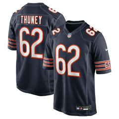 Joe Thuney Chicago Bears Team Game Jersey - Navy - Nike