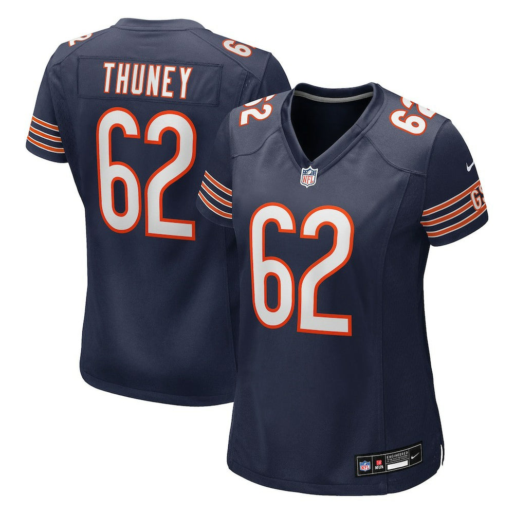 Joe Thuney Chicago Bears Women's Team Game Jersey - Navy - Nike