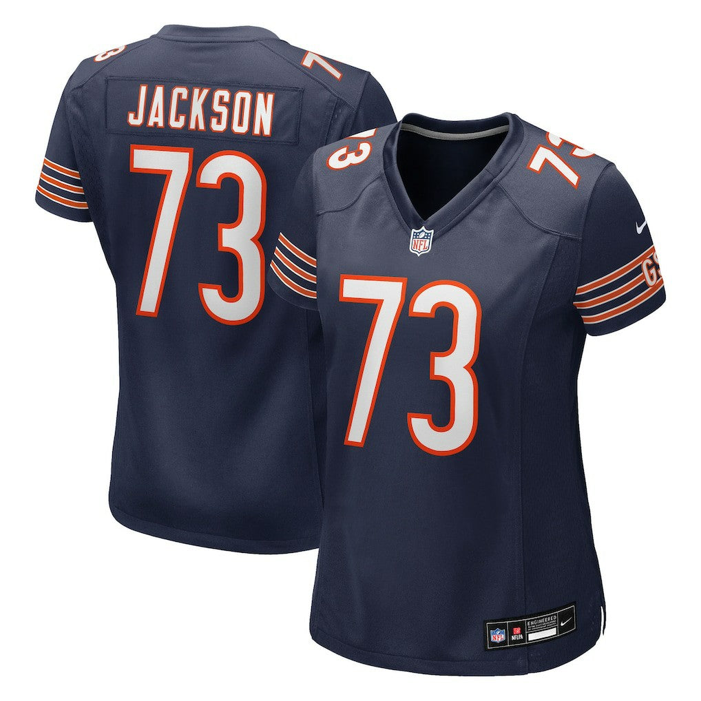 Jonah Jackson Chicago Bears Women's Team Game Jersey - Navy - Nike