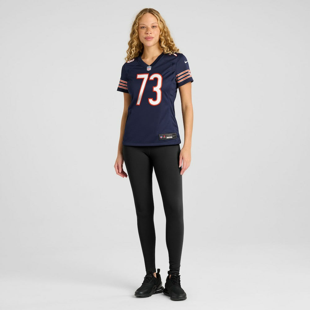 Jonah Jackson Chicago Bears Women's Team Game Jersey - Navy - Nike