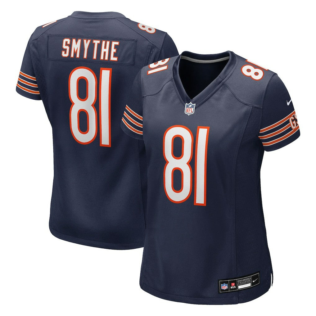 Durham Smythe Chicago Bears Women's Team Game Jersey - Navy - Nike