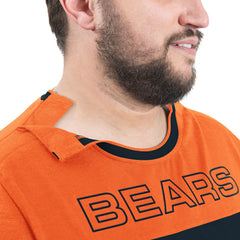 Chicago Bears G-III Sports by Carl Banks Adaptive Outlast Long Sleeve T-Shirt - Navy/Orange - NFL