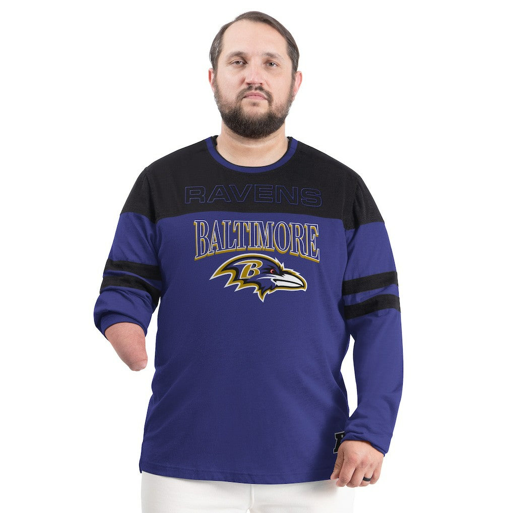 Baltimore Ravens G-III Sports by Carl Banks Adaptive Outlast Long Sleeve T-Shirt - Purple/Black - NFL