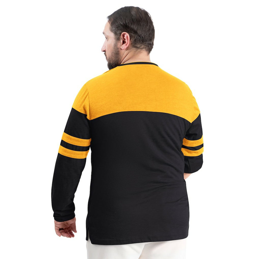 Pittsburgh Steelers G-III Sports by Carl Banks Adaptive Outlast Long Sleeve T-Shirt - Black/Gold - NFL