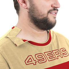 San Francisco 49ers G-III Sports by Carl Banks Adaptive Outlast Long Sleeve T-Shirt - Scarlet/Gold - NFL